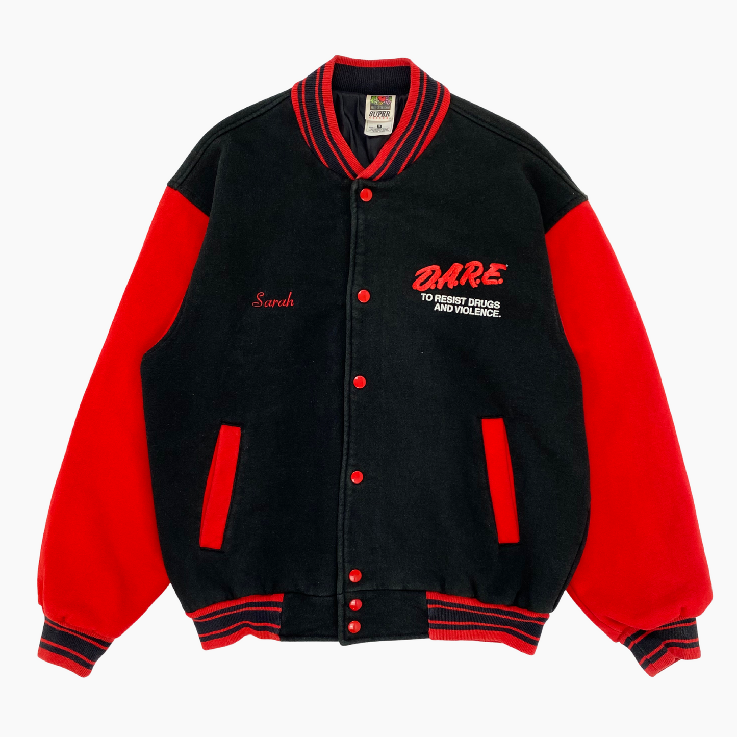 LATE 90S D.A.R.E. TO RESIST DRUGS AND VIOLENCE VARSITY JACKET | M