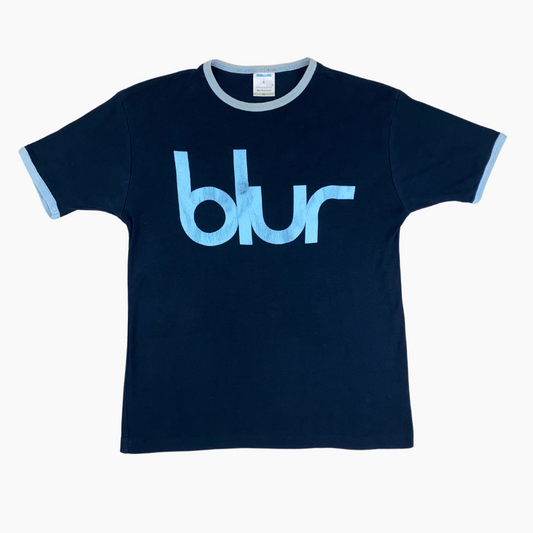2009 BLUR LIVE AT HYDE PARK RINGER T-SHIRT | L