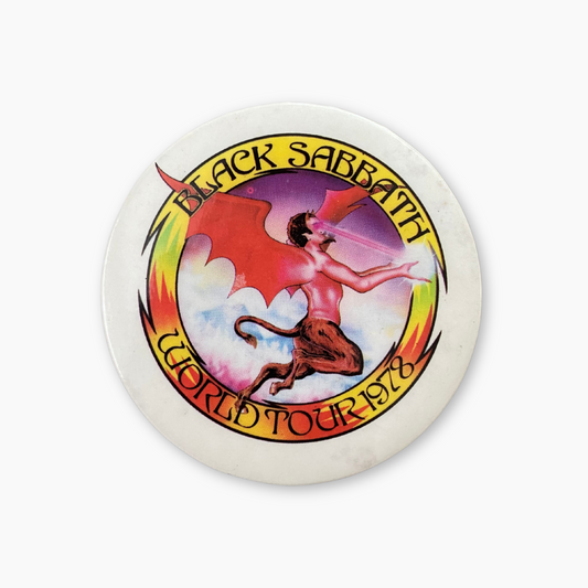 1978 BLACK SABBATH BADGE