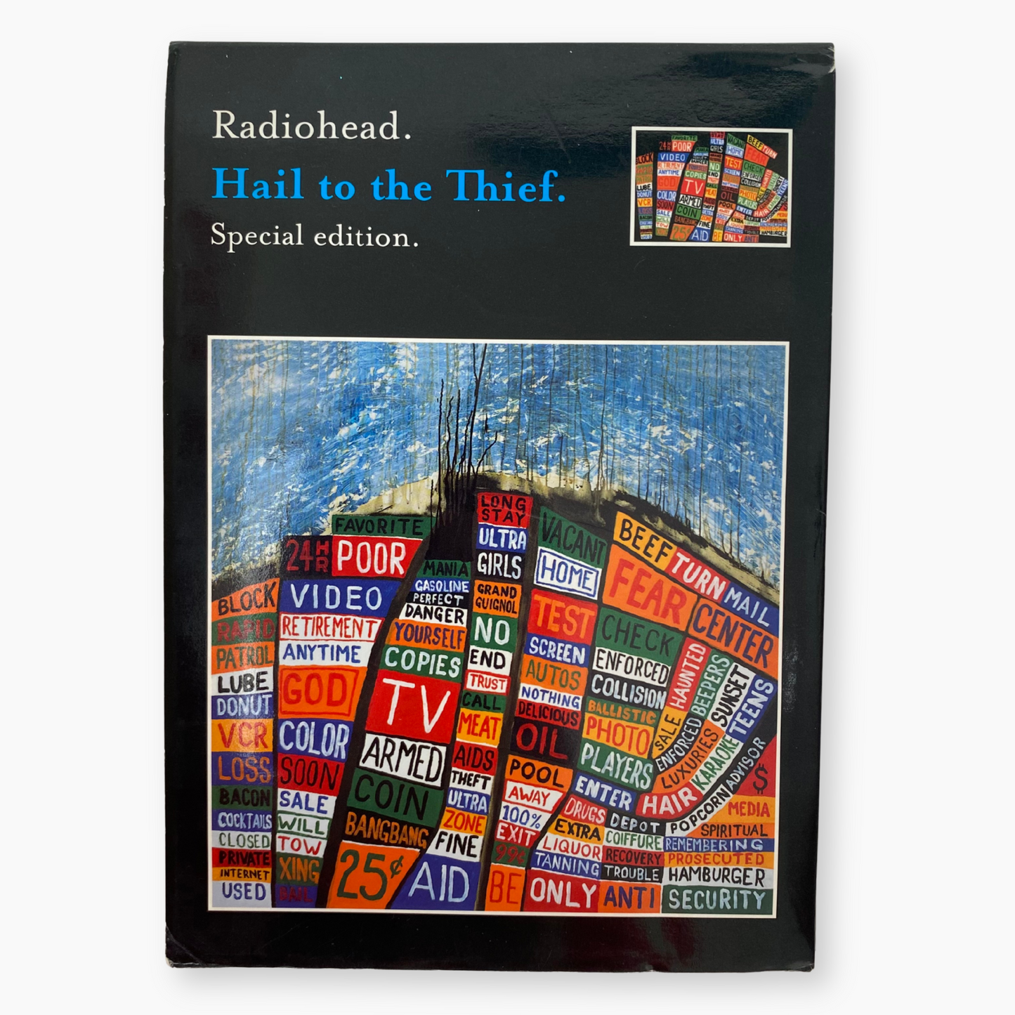 2003 RADIOHEAD HAIL TO THE THIEF CD LIMITED UK EDITION MAP