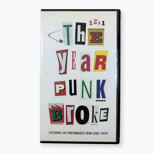 1991 SONIC YOUTH 'THE YEAR PUNK BROKE' VHS