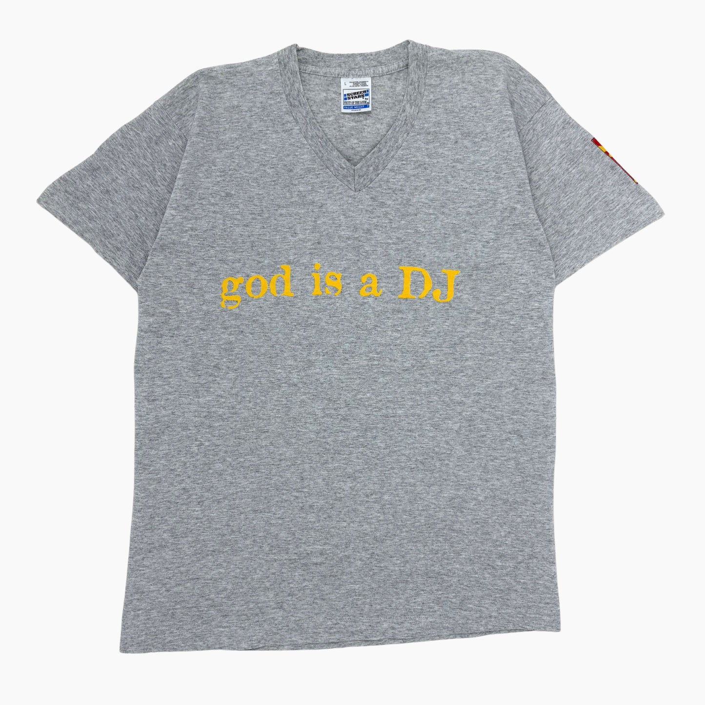 LATE 90S FAITHLESS "GOD IS A DJ" T-SHIRT | L