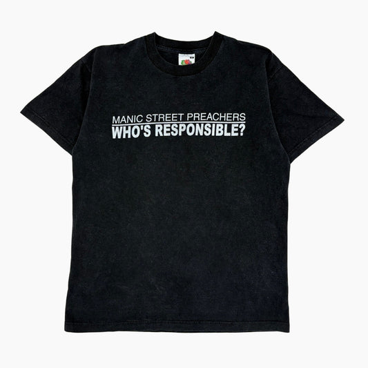 EARLY 00S MANIC STREET PREACHERS T-SHIRT | M