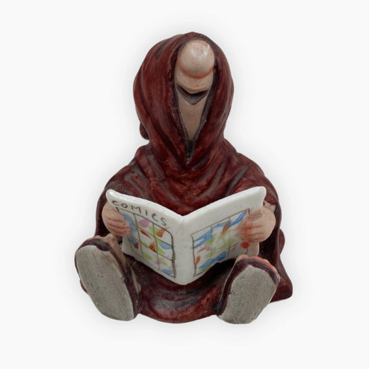80S FRIAR CATHOLIC MONK FIGURINE
