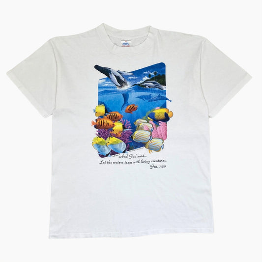 1988 "AND GOD SAID" T-SHIRT | L