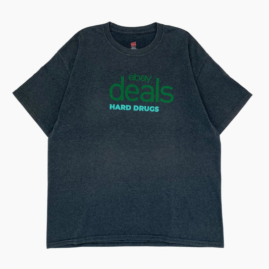 BLUEBOY X KNEDLO ZELO WEAR "EBAY DEALS HARD DRUGS" T-SHIRT |  XL
