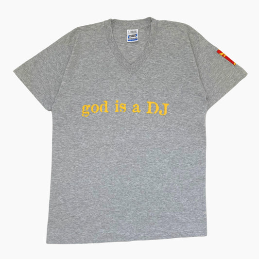 LATE 90S FAITHLESS "GOD IS A DJ" T-SHIRT | L