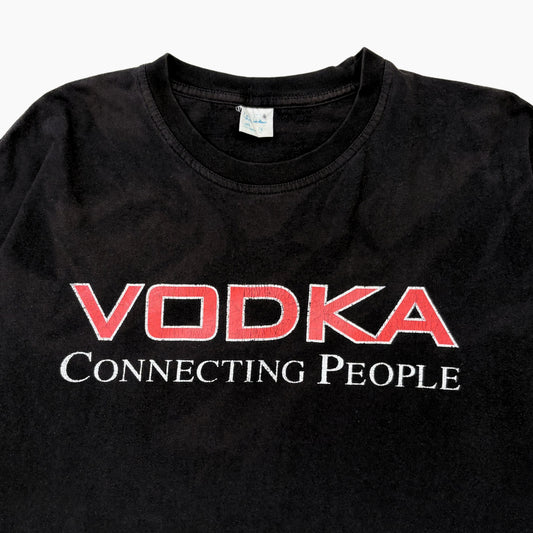 00S 'VODKA CONNECTING PEOPLE' T-SHIRT | L