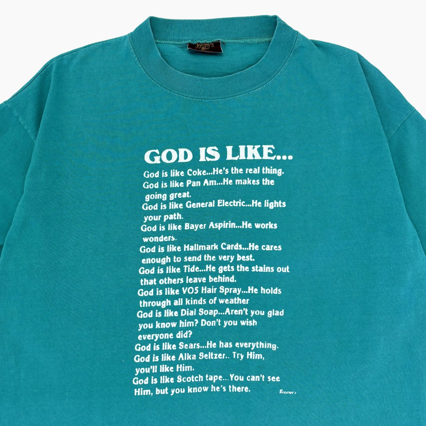 90S 'GOD IS LIKE' T-SHIRT | L
