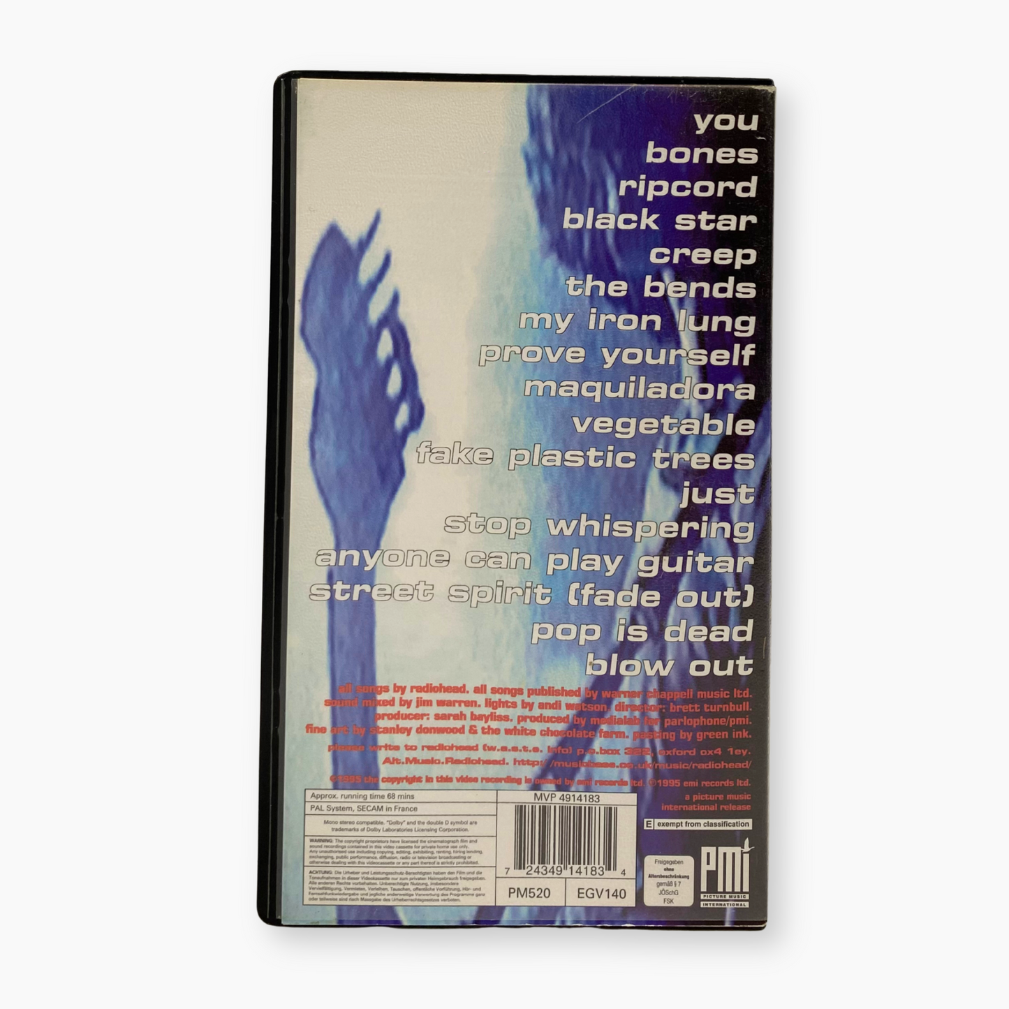 1994 RADIOHEAD 'LIVE AT THE ASTORIA' VHS