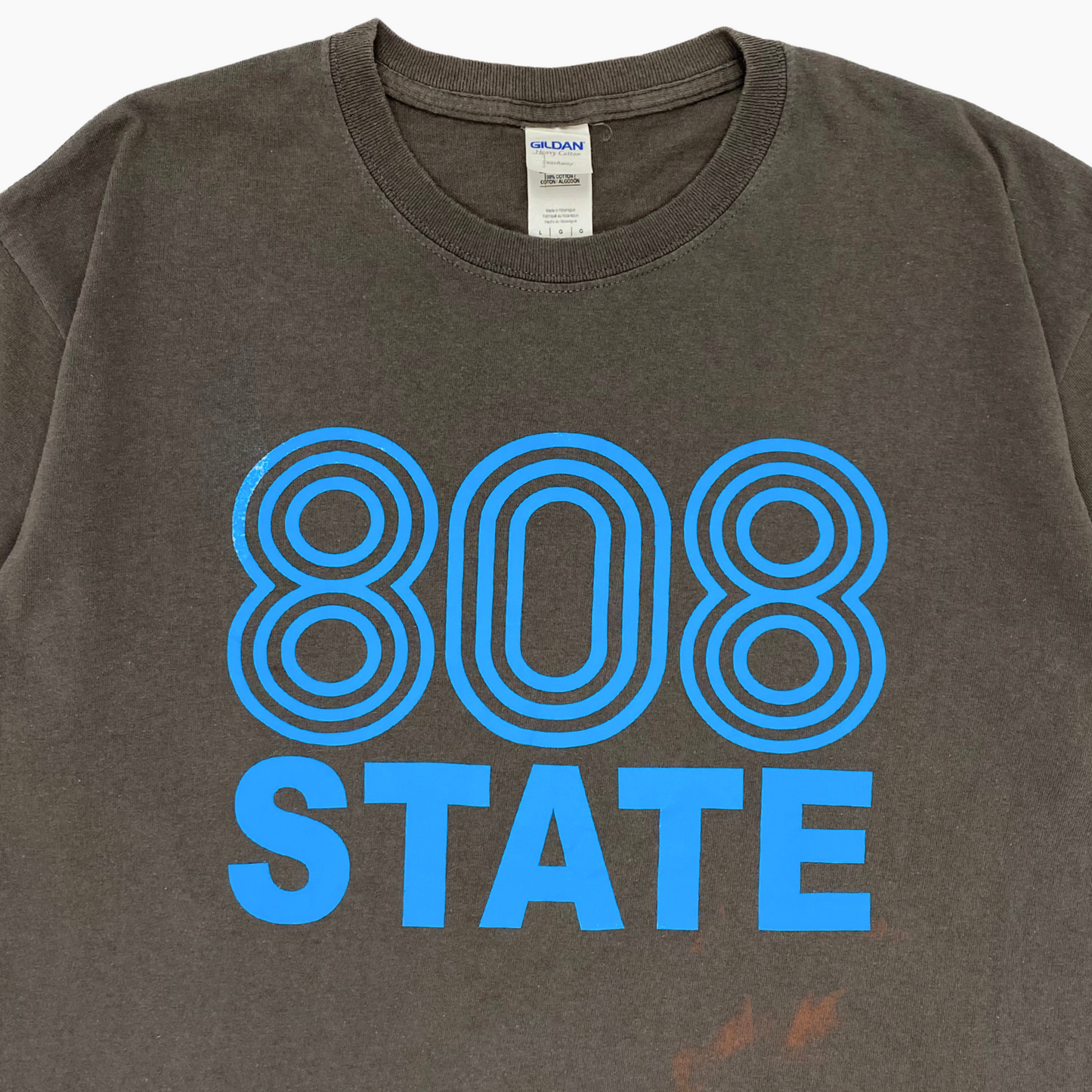 MID 00S 808 STATE T-SHIRT | L
