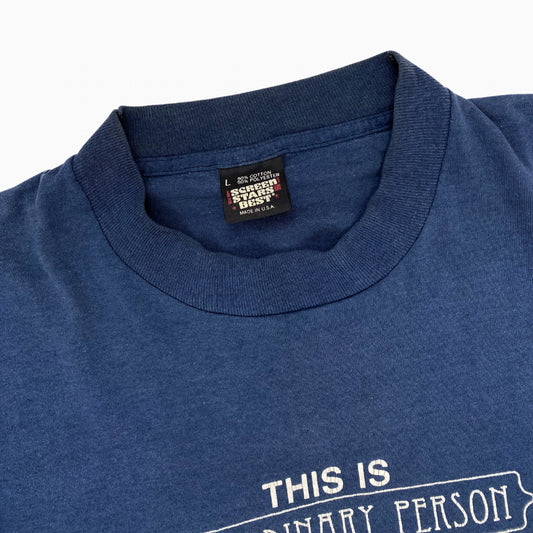 80S" THIS IS NO ORDINARY PERSON" T-SHIRT | L