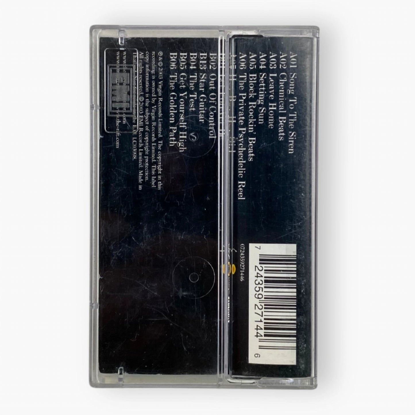 2003 CHEMICAL BROTHERS SINGLES 93-03 CASSETTE