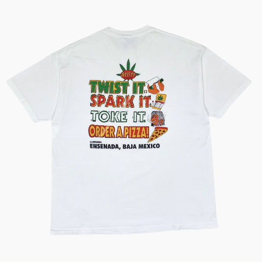 2002 REEFER MADNESS PIZZA T-SHIRT XL
