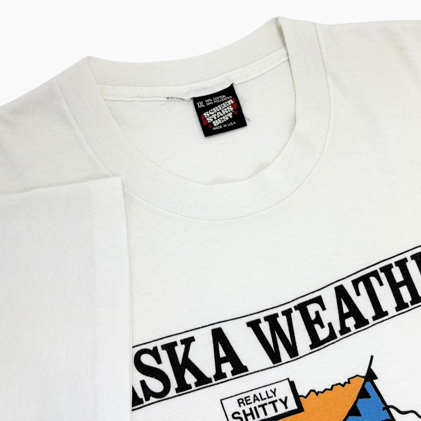 1991 'ALASKA WEATHER' T-SHIRT | XL