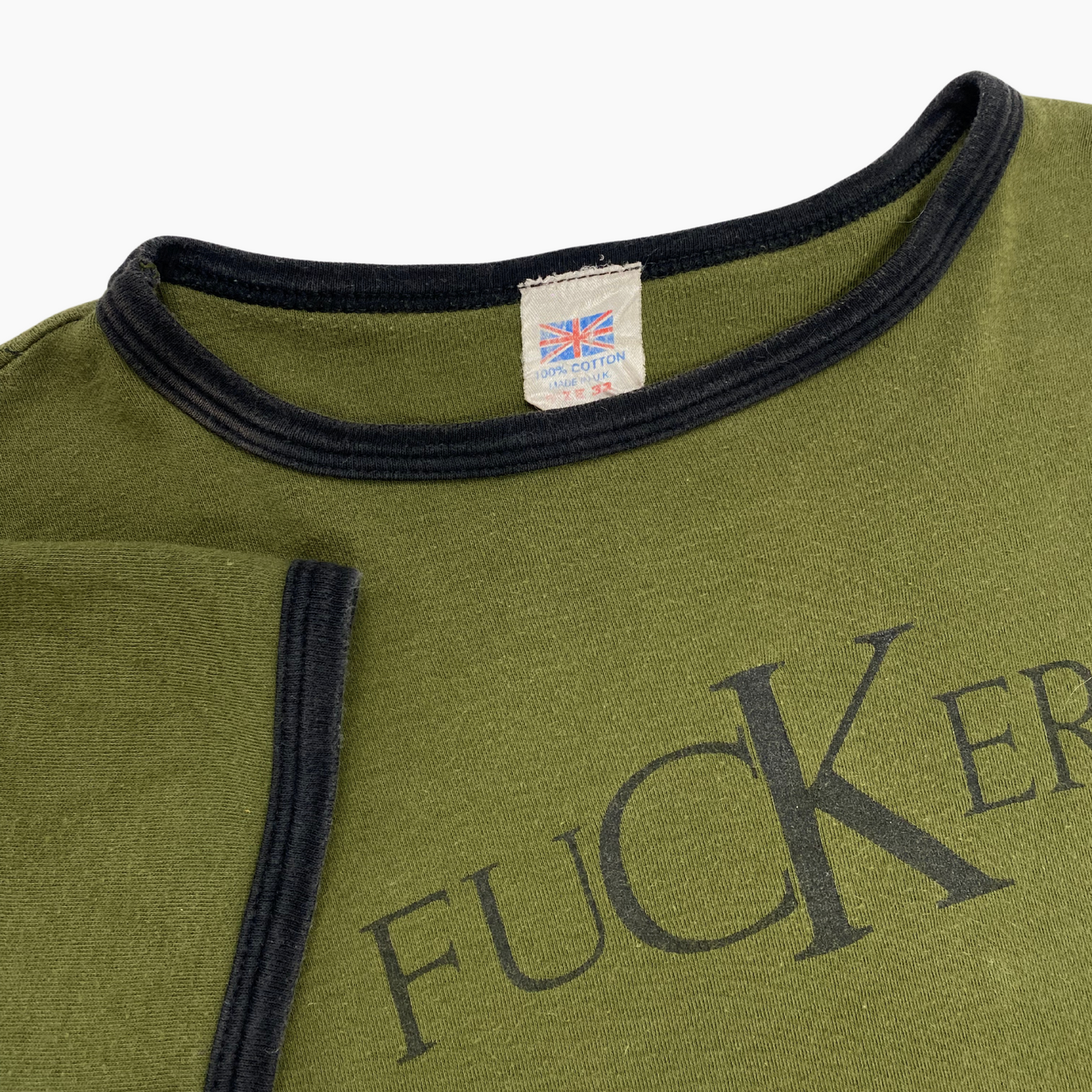 EARLY 00S 'FUCKER' T-SHIRT | S
