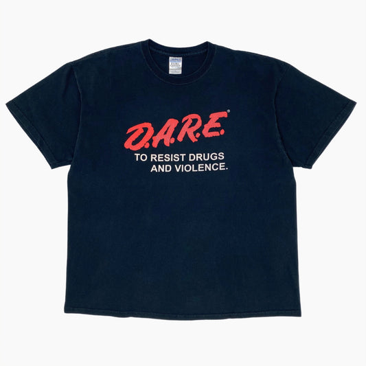 2001 D.A.R.E. TO RESIST DRUGS AND VIOLENCE T-SHIRT XL