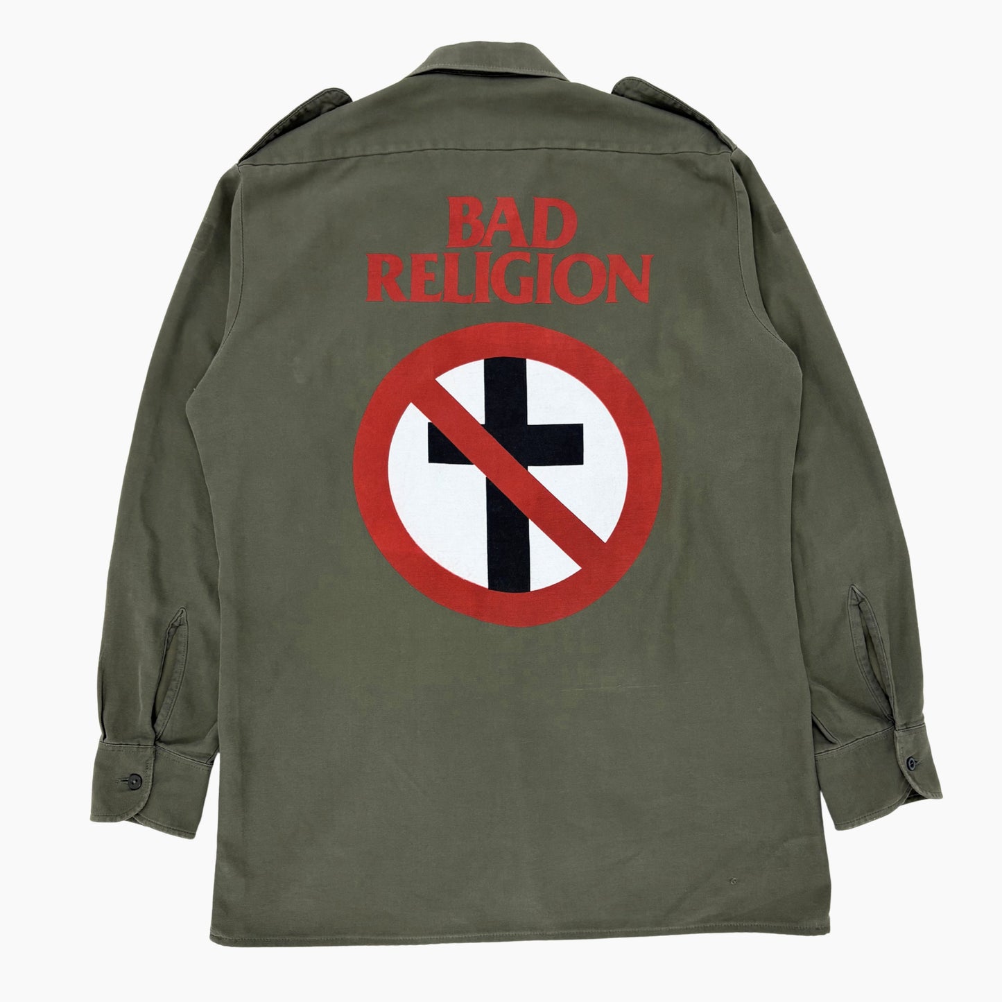 1994 BAD RELIGION MILITARY SHIRT | L