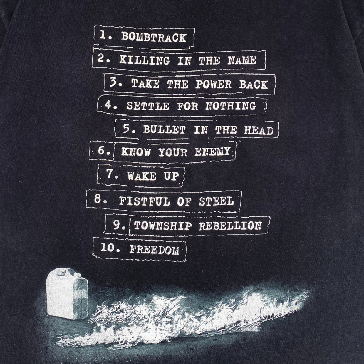 EARY 00S RAGE AGAINST THE MACHINE T-SHIRT | XL