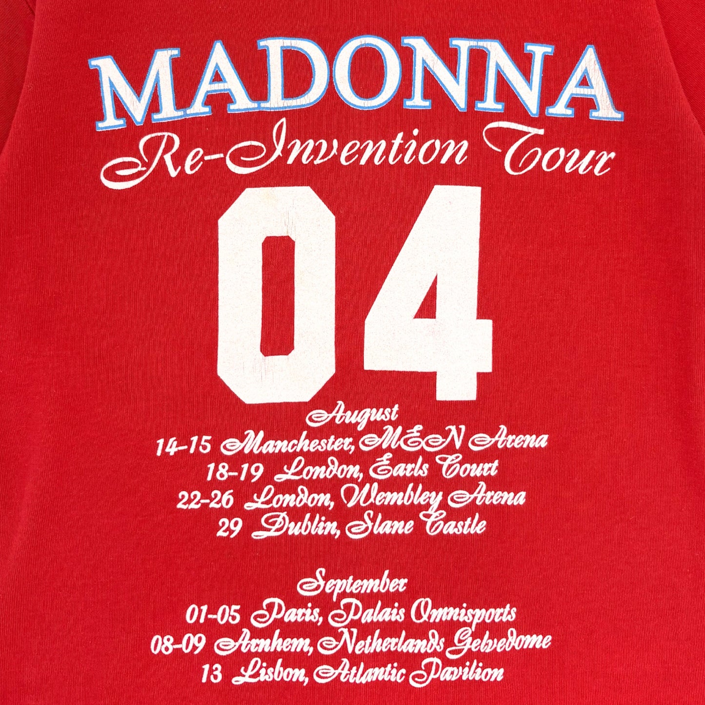 2004 MADONNA T-SHIRT | S