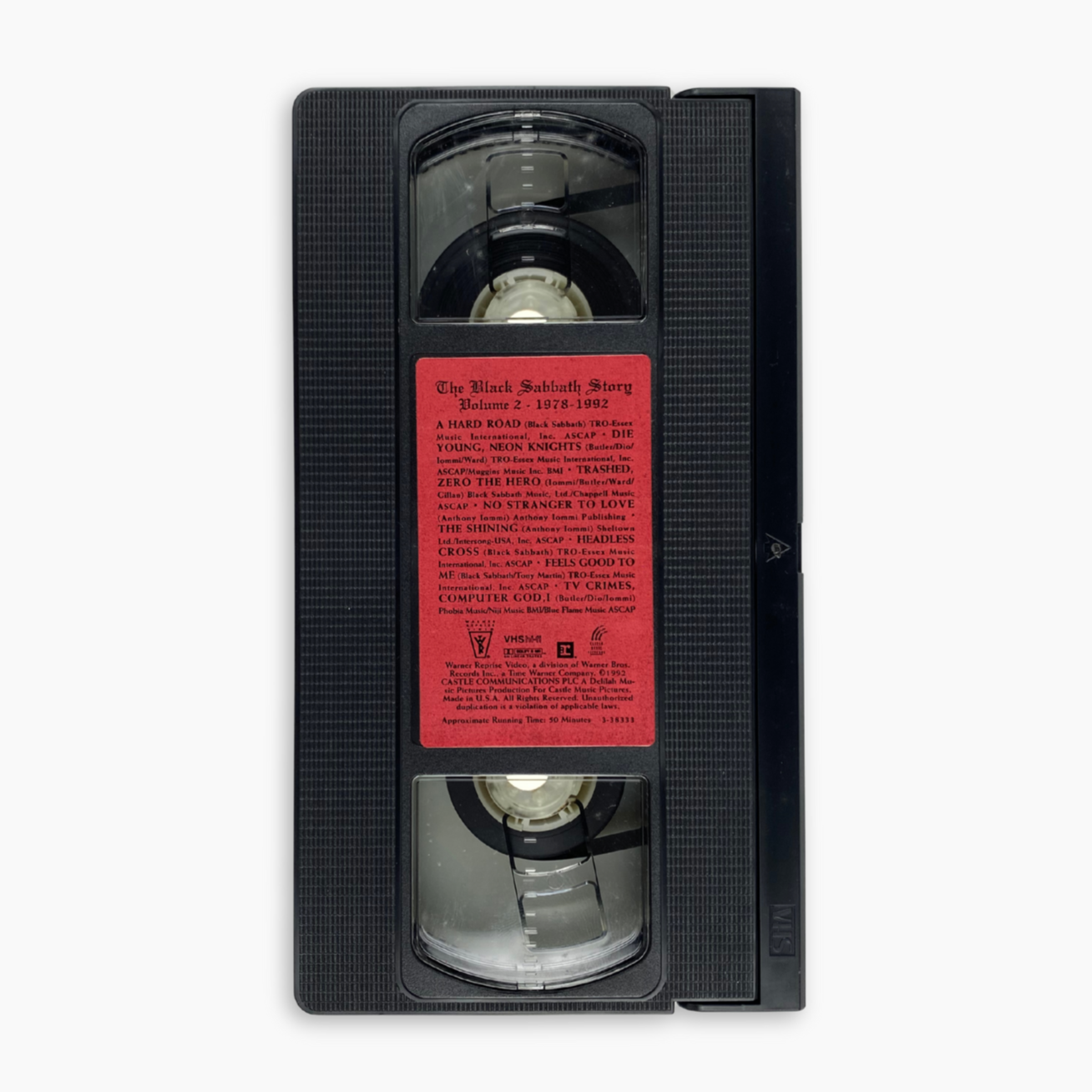 1992 BLACK SABBATH VHS