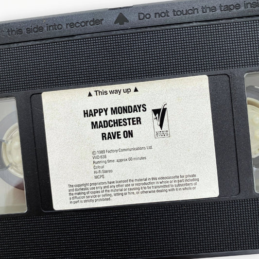 1989 HAPPY MONDAYS MADCHESTER VHS
