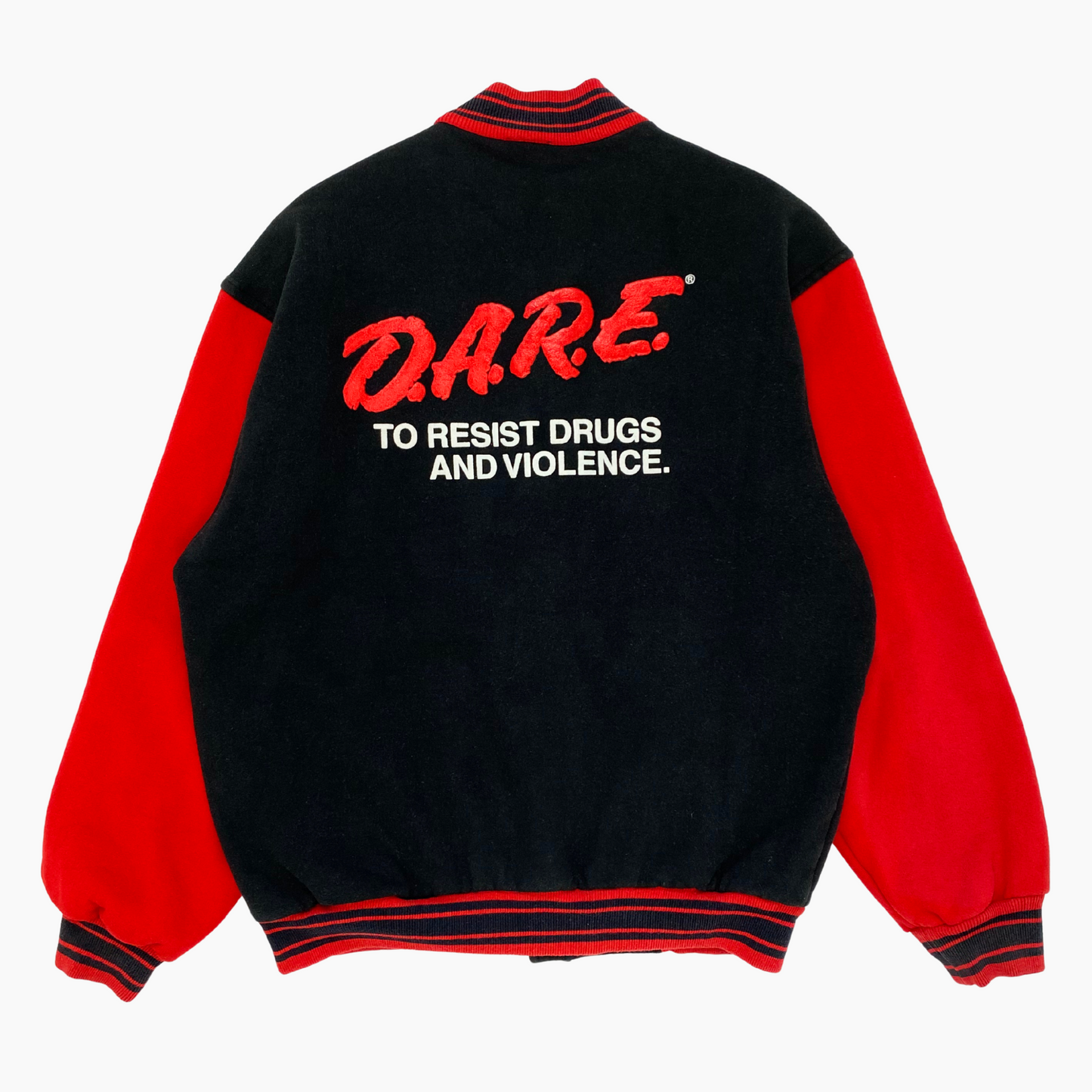 LATE 90S D.A.R.E. TO RESIST DRUGS AND VIOLENCE VARSITY JACKET | M