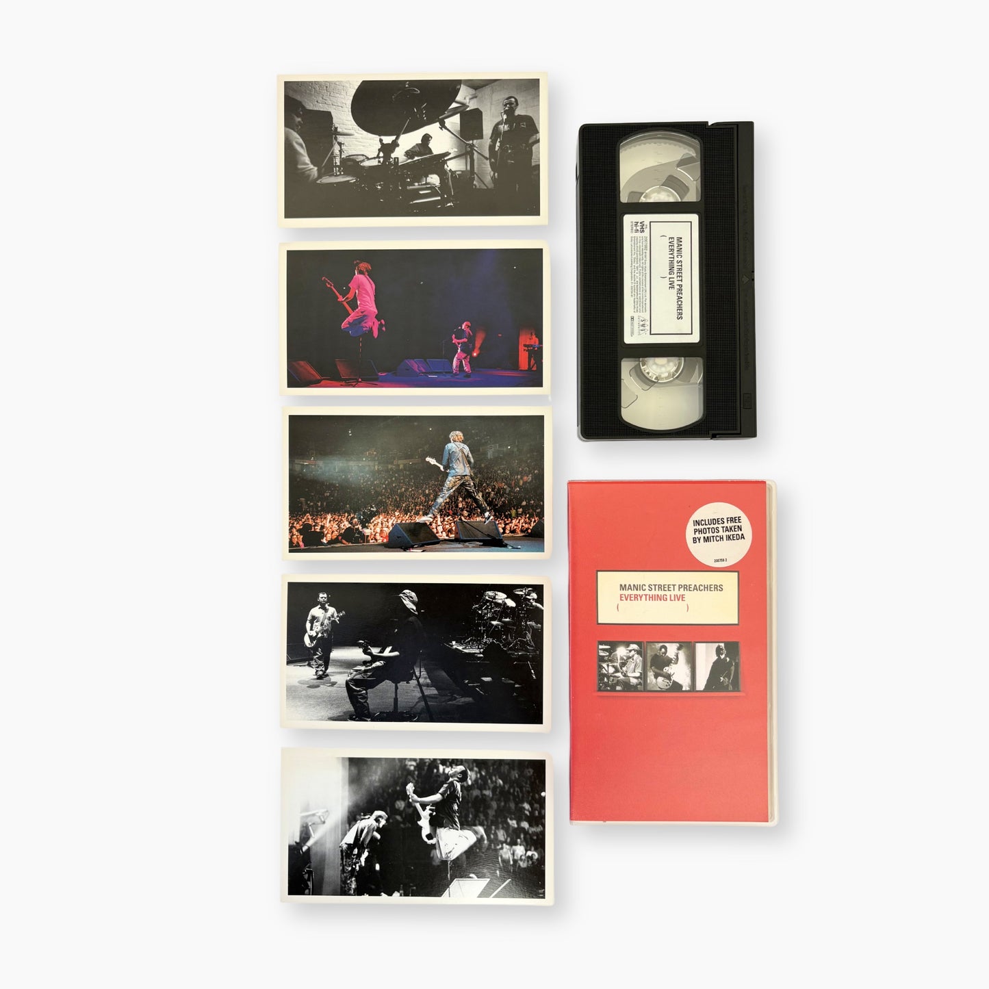 1997 MANIC STREET PREACHERS 'EVERYTHING LIVE' VHS