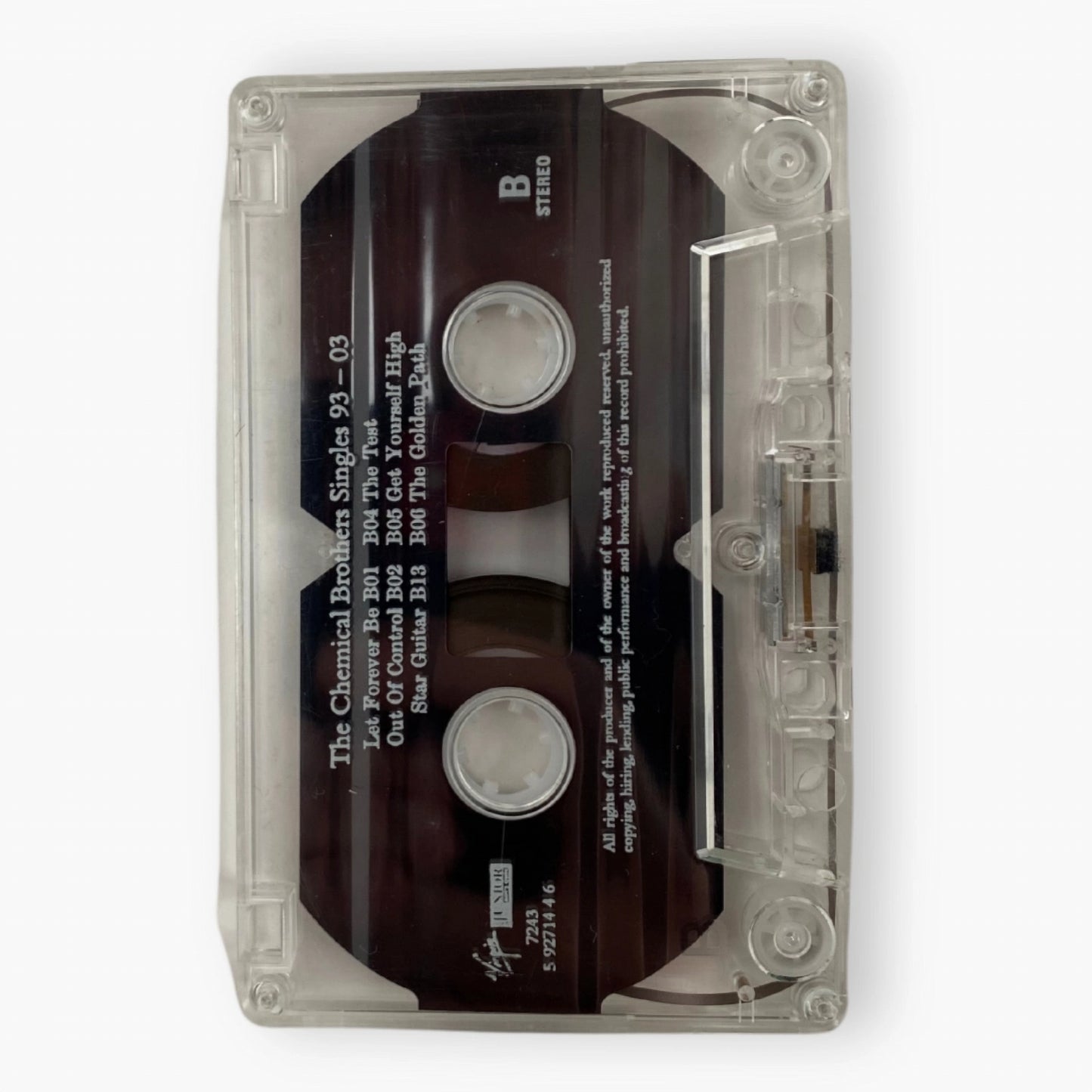 2003 CHEMICAL BROTHERS SINGLES 93-03 CASSETTE
