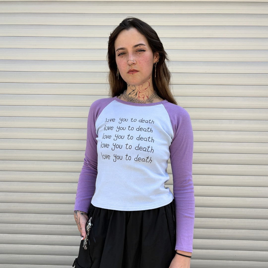 00S 'LOVE YOU TO DEATH' LONG SLEEVE TOP | S/M