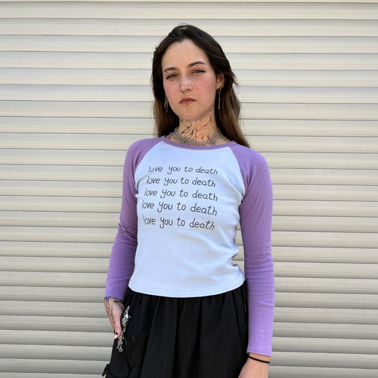 00S 'LOVE YOU TO DEATH' LONG SLEEVE TOP | S/M