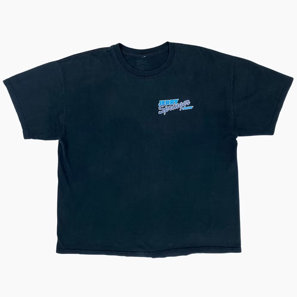 LATE 90S JERRY SPRINGER SHOW STAFF SECURITY T-SHIRT | L