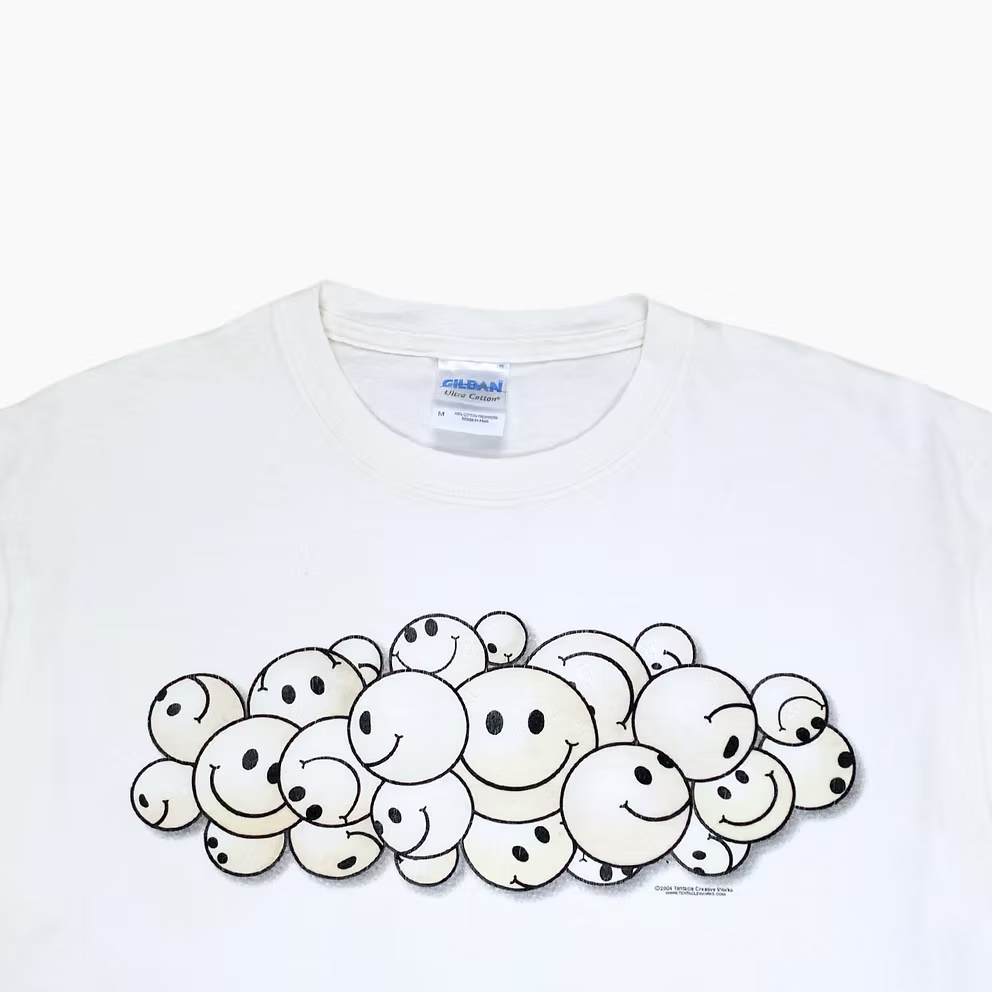 2004 SMILEY FACES T-SHIRT | M