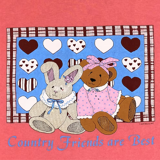 1995 "COUNTRY FRIENDS ARE BEST" T-SHIRT | XL