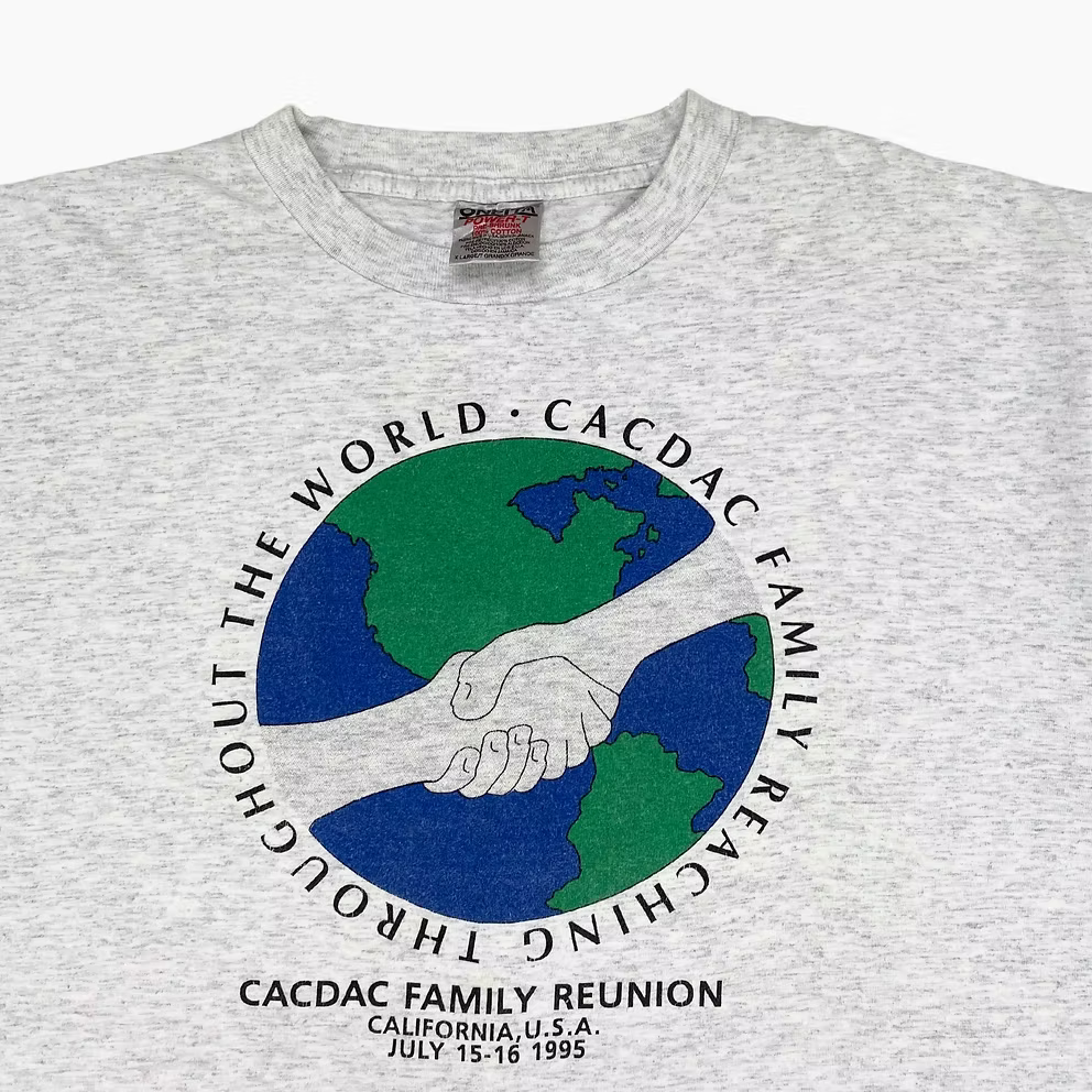 1995 "REACHING THROUGHOUT THE WORLD" T-SHIRT | XL