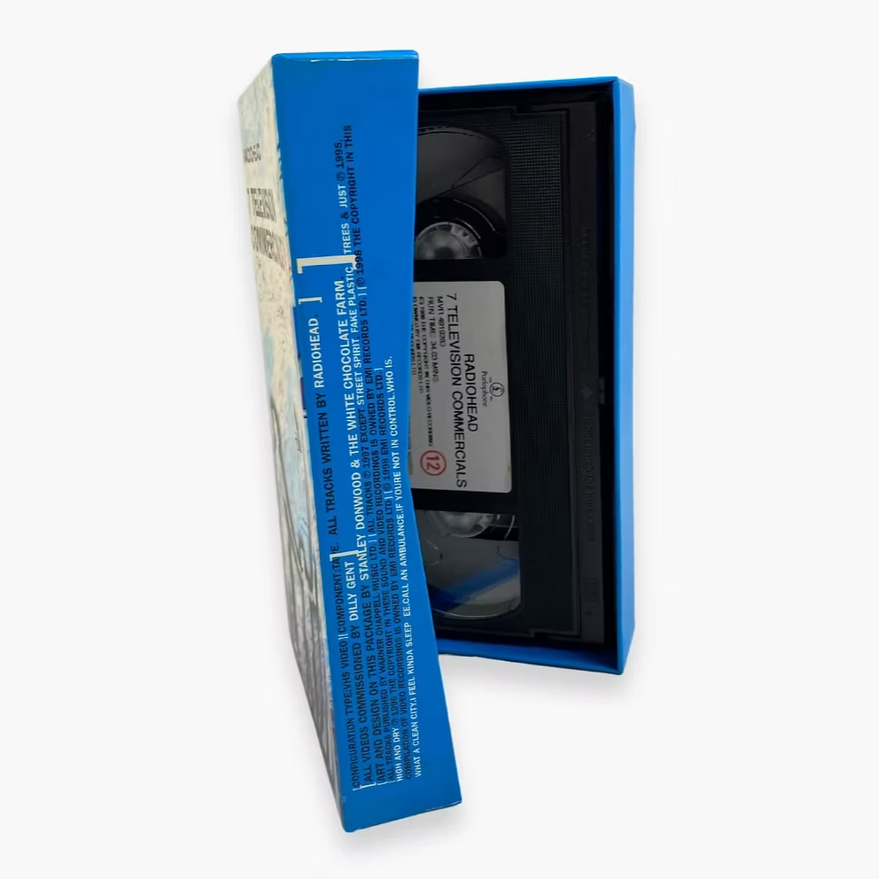 1998 RADIOHEAD "SEVEN TELEVISION COMMERCIALS" VHS | OS