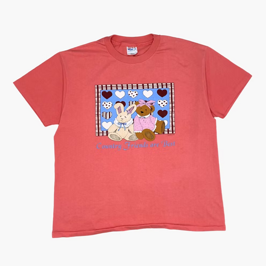 1995 "COUNTRY FRIENDS ARE BEST" T-SHIRT | XL