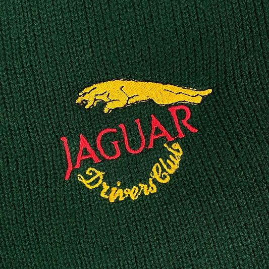 90S JAGUAR 'DRIVERS CLUB' KNITTED JUMPER | XL