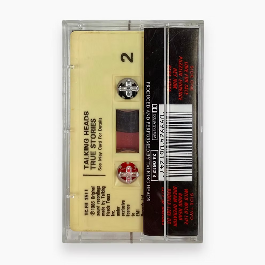 1986 TALKING HEADS "TRUE STORIES" CASSETTE | OS