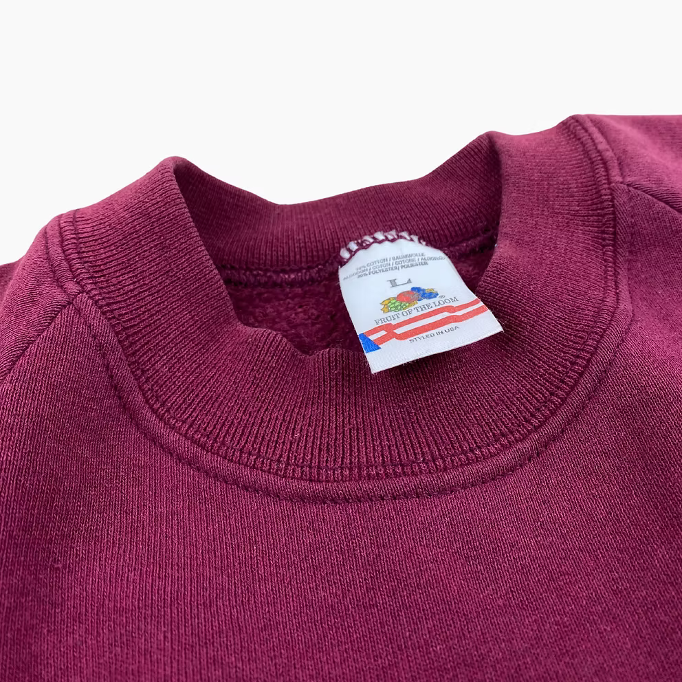 90S FRUIT OF THE LOOM CREWNECK SWEATER | L