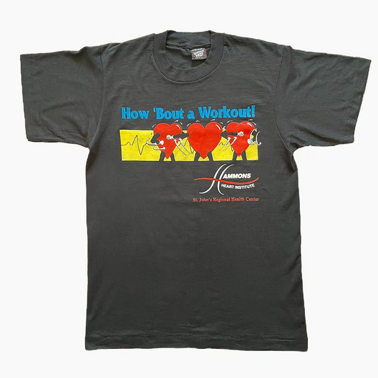 90S HOW 'BOUT A WORKOUT" T-SHIRT | M