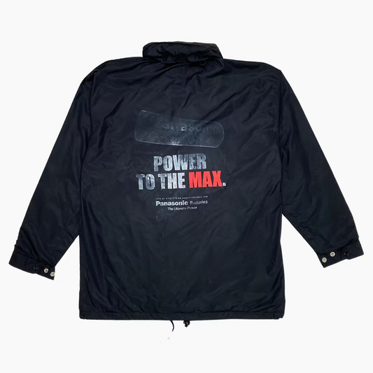 90S PANASONIC "POWER TO THE MAX" COACH JACKET | L