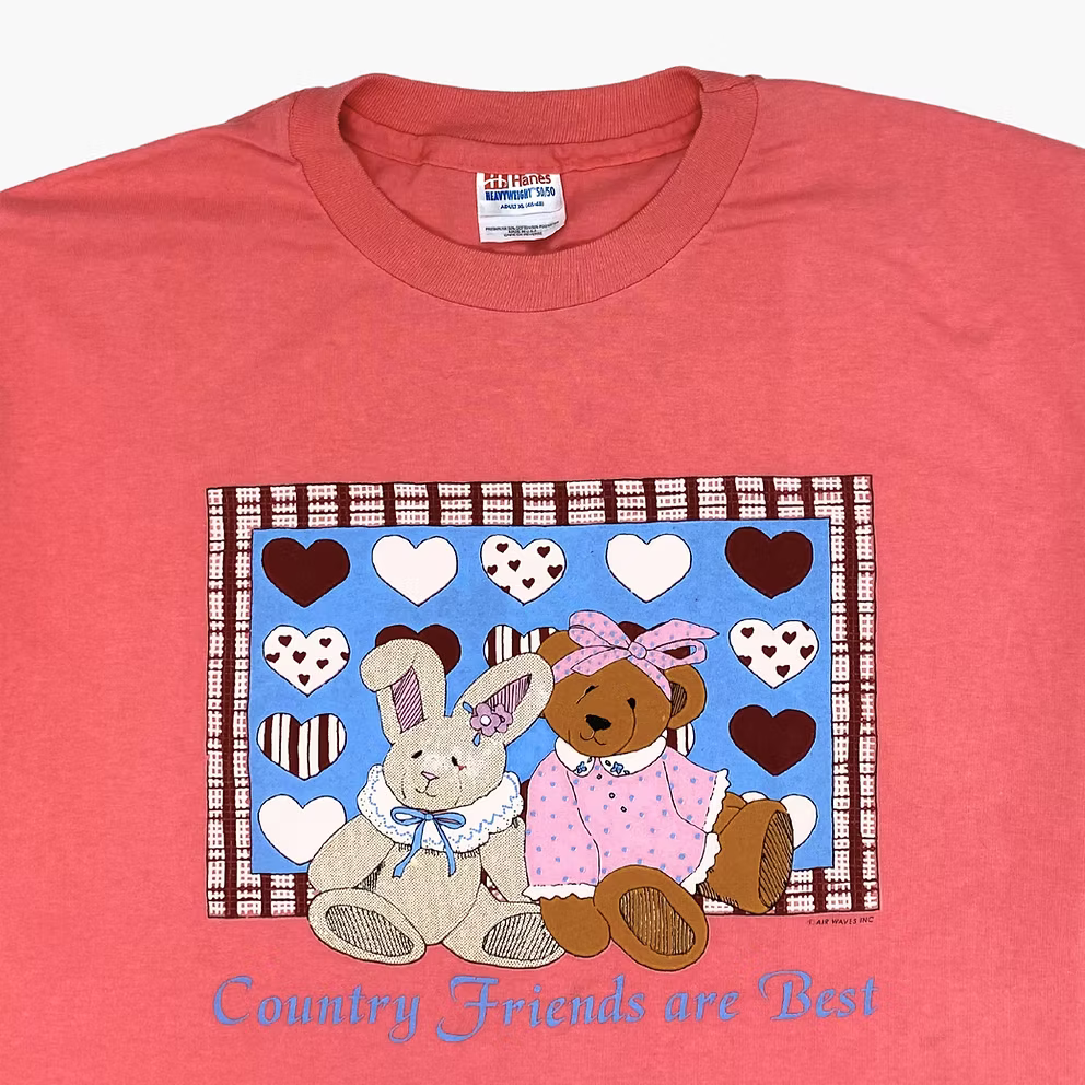 1995 "COUNTRY FRIENDS ARE BEST" T-SHIRT | XL