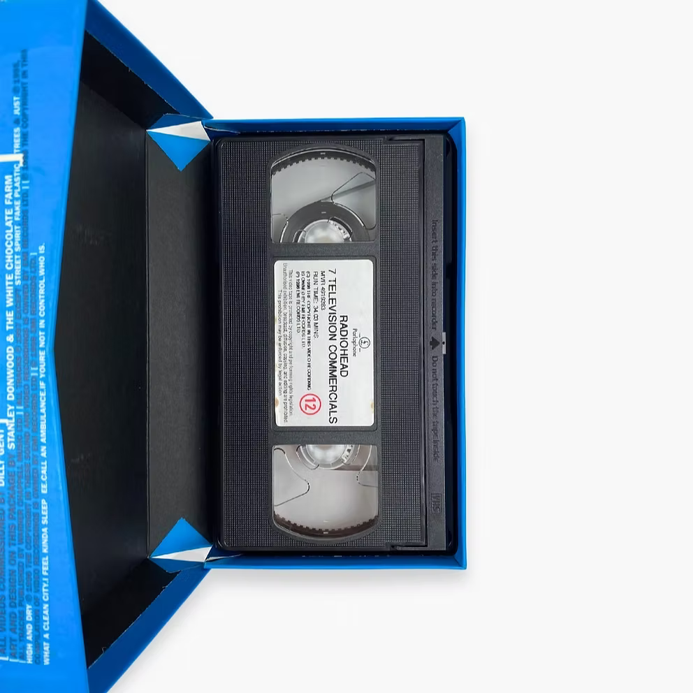 1998 RADIOHEAD "SEVEN TELEVISION COMMERCIALS" VHS | OS