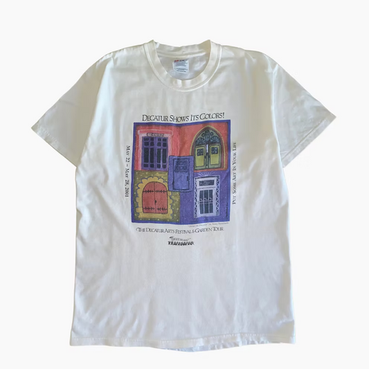 2001 "DECATUR SHOWS ITS COLORS" ART FESTIVAL T-SHIRT | M