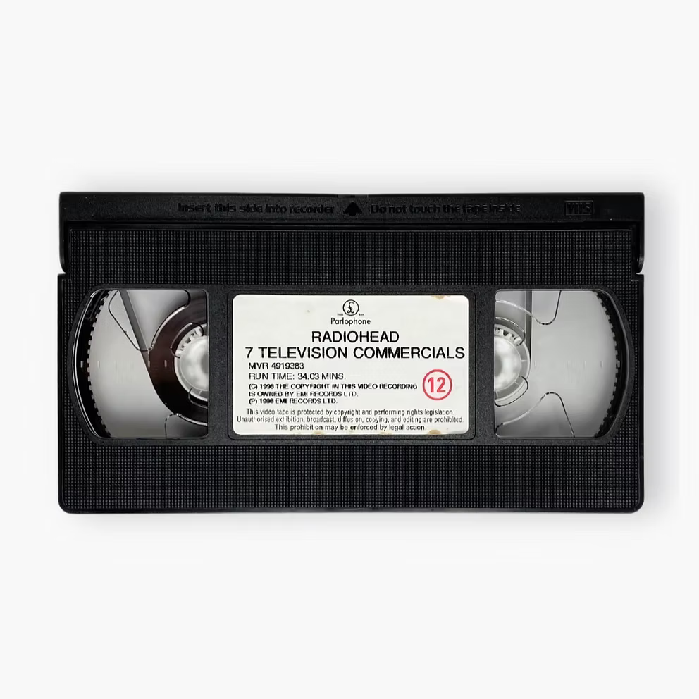 1998 RADIOHEAD "SEVEN TELEVISION COMMERCIALS" VHS | OS